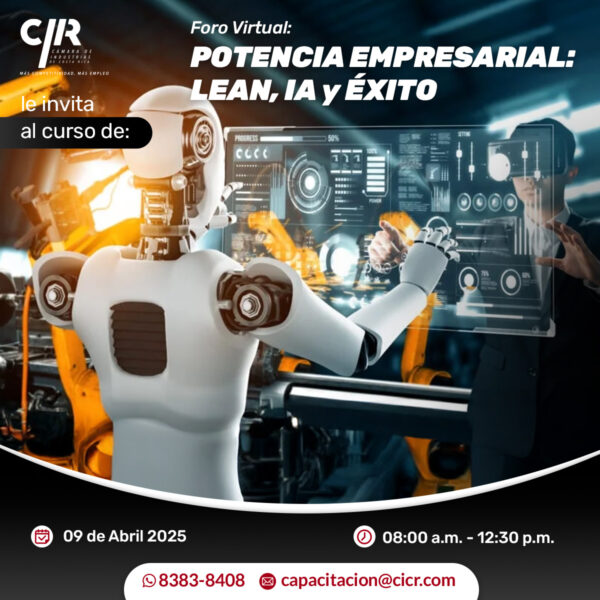 FORO VIRTUAL: POTENCIA EMPRESARIAL: LEAN, IA Y ÉXITO