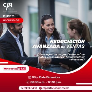 NEGOCIACIÓN AVANZADA EN VENTAS