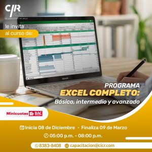 PROGRAMA EXCEL COMPLETO BÁSICO, INTERMEDIO Y AVANZADO
