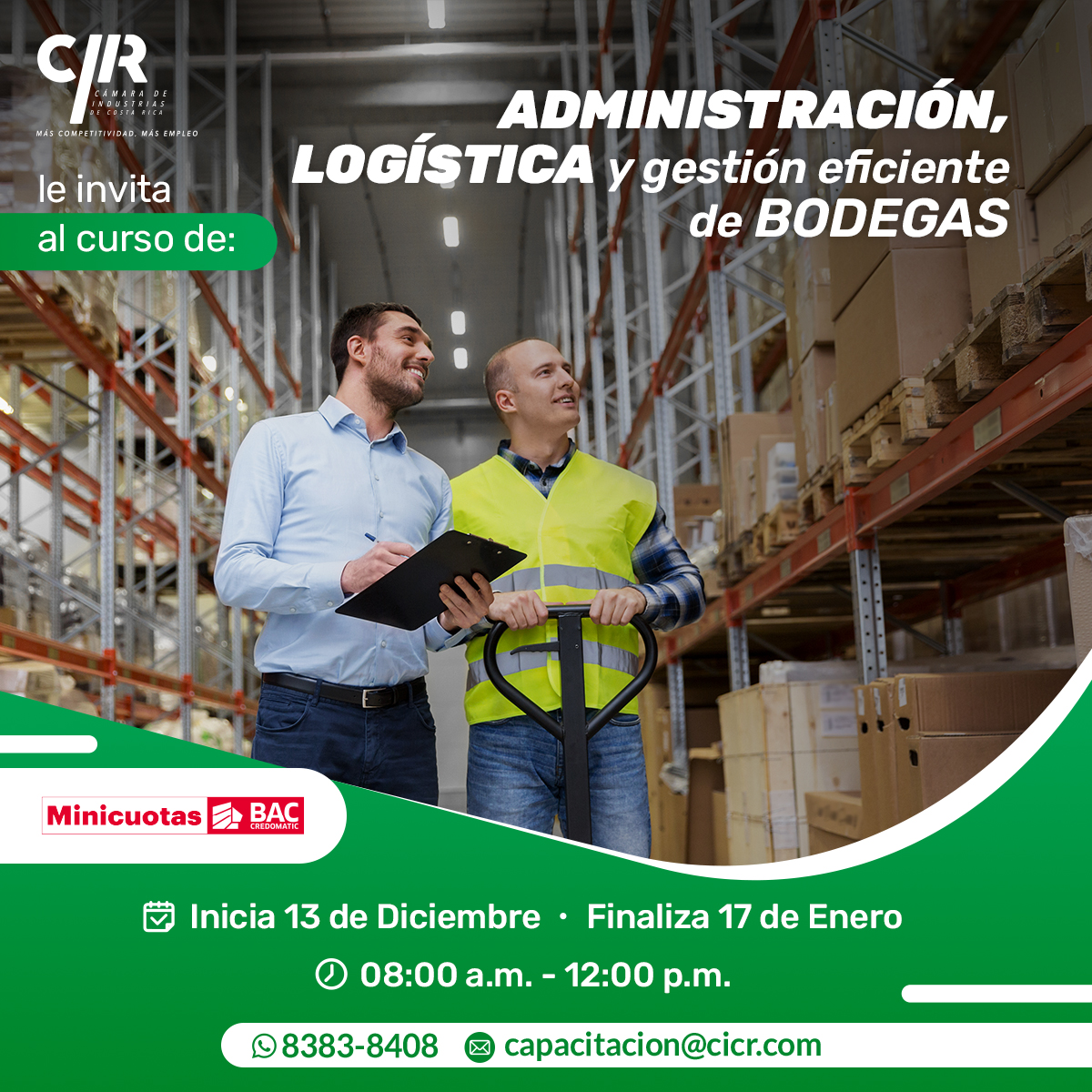 ADMINISTRACIÓN, LOGÍSTICA Y GESTIÓN EFICIENTE DE BODEGAS